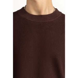 Suéter con Capucha de Cachemira de Invierno, Estilo Casual, Calidad Premium, Cierre de Cremallera, Patrón Estampado a Rayas, Corte Regular -MN-SWT-WS25-046 - Product Image 1