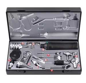 Otoscopio médico Otoscopio de diagnóstico Cuidado de los oídos Hogar Médico profesional Juego de limpiador de oídos de diagnóstico - Product Image 1