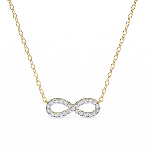 Pendentif en or 18 carats avec diamant de laboratoire pour femme, bijoux fins pour fiançailles et mariage, certifié IGI, collier élégant de luxe, charme premium - Product Image 1
