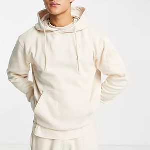 Sweat-shirt décontracté à manches longues en polyester, couleur unie, logo personnalisé, sweat-shirt streetwear pour hommes, sweat-shirts unis, fabricants en gros - Product Image 4