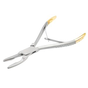 Longueur de la lame 17 mm Largeur de la mâchoire 7 mm Os droit Rongeur Chirurgiens buccaux Autoclavable Manuel Pince à couper les os en acier inoxydable - Product Image 2