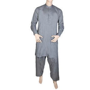 Shalwar Kameez Musulman Respirant pour Homme, Couleur Unie, Poches Latérales, Designs Modernes, Vente en Gros - Product Image 5