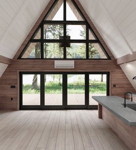 Cabaña Prefabricada Modular Moderna con Paneles SIP, Lista para Enviar, con Estructura en A, Pequeña, para Jardín, Hogar, Vacaciones, Vida Ecológica, Casa Prefabricada Pequeña - Product Image 3