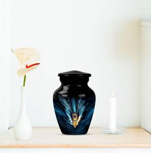 Riding Urn for <b>Ashes</b> Adult Male <b>Keepsake</b> Urn for Dad Cremation Urn for Human <b>Ashes</b> Memorial Funeral Urn for Women Custom Size - Product Image 4