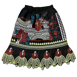 Faldas Estampadas Nuevas de Alta Calidad al por Mayor, Falda de Algodón Personalizada para Mujer, Ropa de las Islas del Pacífico - Product Image 5