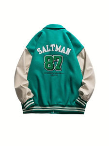 Venta superior Chaqueta de hombre de calidad premium Material fresco con diseño personalizable Tendencia caliente Chaqueta Versity de bajo precio para hombres - Product Image 5