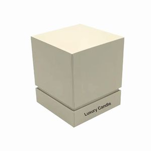 Sang Trọng Biểu Tượng Tùy Chỉnh Vuông Cứng Nhắc Tông Với Nắp Và Rỗng Oz Quà Tặng Giấy Mỹ Phẩm Nến Jar Hộp Quà Tặng Bao Bì Nến Hộp - Product Image 6