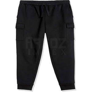 กางเกงวิ่งสำหรับผู้ชายขนาดใหญ่พิเศษกางเกงวิ่งออกกำลังกายผ้าฝ้าย100% ซักได้สำหรับกลางแจ้ง - Product Image 1