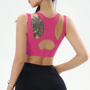 WOMEN Exercise <b>Vest</b> <b>Running</b> Shook Proof Yoga Exercise Fast Drying Fitness <b>Vest</b> Women's Activewear Gym Clothes - Product Image 2