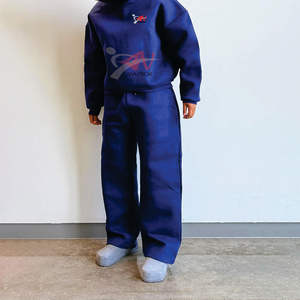 Fabricant de vêtements sur mesure, ensemble de survêtement avec sweat-shirt à fermeture éclair et pantalon de survêtement ample et lourd, design vierge, survêtement pour hommes - Product Image 4