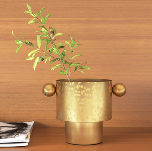 Hot Selling Modern Coastal Cast Iron Metal <b>Flower</b> <b>Vase</b> Handmade Wedding Home Decor Wholesale Price - Product Image 1