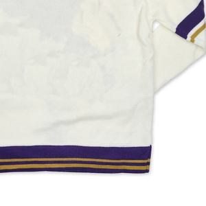 Cárdigans Universitarios de Alta Calidad, Suéteres de Punto Unisex con Botones, Cuello en V, Mangas Largas - Product Image 5