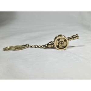 Llavero de Metal con Forma de Cañón Antiguo de Latón con Logotipo Personalizado, Llavero Empresarial - Product Image 2