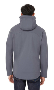 Nueva chaqueta Artical de concha suave para hombre, cortavientos con capucha transpirable con agua bordada para exteriores, ropa informal - Product Image 2