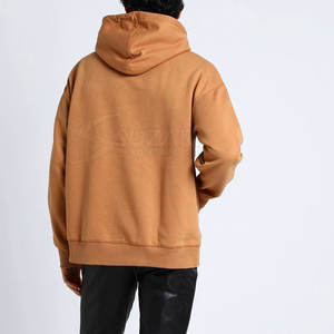 Sweats à capuche à épaules tombantes personnalisés avec logo, respirants, prix de gros, sweats à capuche à épaules tombantes pour hommes - Product Image 3
