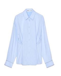 Lightweight Women ADJUSTABLE WAIST <b>SHIRT</b> Cotton with Custom Printed for Girls <b>Party</b> Wedding Wear <b>Shirt</b> Classic & Comfortable Fit - Product Image 1