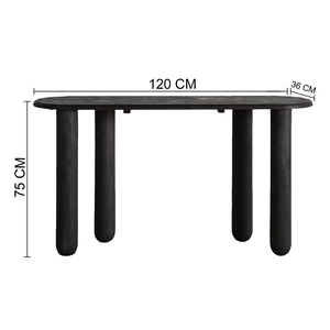 Mesa de consola contemporánea para sala de estar, recibidor y hotel - Product Image 6