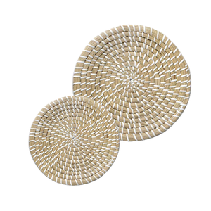 ¡La mejor decoración del hogar! Cesta para colgar en la pared tejida a mano ecológica, perfecta para la decoración moderna del hogar, manteles individuales a precio de fábrica - Product Image 1