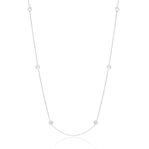 Moda circón piedra diseño largo encanto collar turco hecho a mano venta al por mayor 925 joyería de plata esterlina - Product Image 1