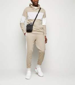 Sweat à capuche surdimensionné pour homme avec impression personnalisée du logo Sweat-shirt brodé d'hiver à empiècement en polaire épaisse - Product Image 5