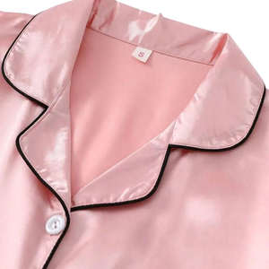 ชุดนอนผ้าฝ้าย2ชิ้นสำหรับผู้หญิงชุดใส่อยู่บ้านแบบกำหนดเอง - Product Image 4