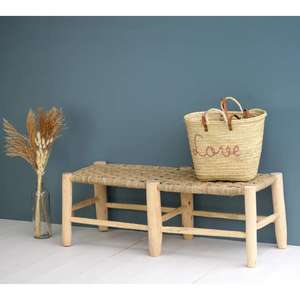 Taburete marroquí hecho a mano, puf otomano, cojín decorativo bohemio, reposapiés tradicional bereber, muebles para la sala de estar. - Product Image 1