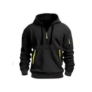 เสื้อมีฮู้ดผ้าฝ้าย100% สำหรับผู้ชายเสื้อแนวสตรีทแวร์ผ้าเดนิมแนวโปรตุเกสพิมพ์ลายพัฟฤดูหนาวซักได้ - Product Image 3