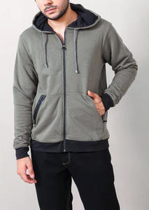 เสื้อฮู้ดออกกำลังกายผู้ชายไซส์ XXS รุ่นใหม่ ผ้าหนา หลายสี สำหรับฤดูหนาว เหมาะสำหรับวิ่งและเข้ายิม คอปกแบบมีฮู้ด ซิป ผ้าถักลายเรียบ - Product Image 4