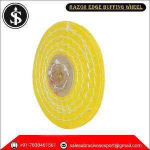 Nouvelle roue de polissage de bord de rasoir de qualité industrielle traitée par moulin jaune de qualité supérieure de 3 pouces - Product Image 6