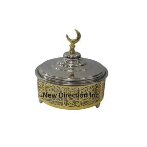 Cazuelas decorativas hechas a mano para servir, de doble pared olla caliente, servidor de acero inoxidable - Product Image 4