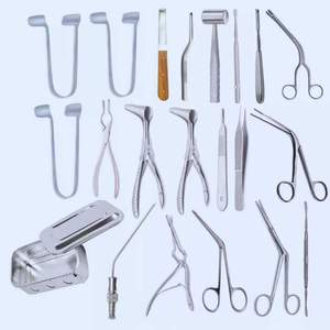 ENT ชุดเครื่องมือผ่าตัดแบบแมนนวลเนื้อเยื่ออ่อน (SMR) 21ชิ้นทำจากสเตนเลสได้รับการรับรองจาก CE โรงพยาบาล - Product Image 5