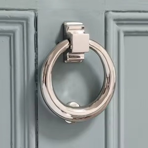 Aldaba de puerta de estilo rústico Durable Elegante para el hogar Hotel Villas Aldaba de metal de hierro para aldaba de puerta de hotel - Product Image 4