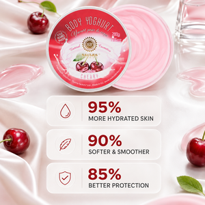 Yogurt Corporal Cherry Spa, Crema Corporal Humectante y Nutritiva con Aroma Frutal, Cuidado Ligero para una Piel Suave, Tersa y Sedosa, Crema Corporal Premium - Product Image 3