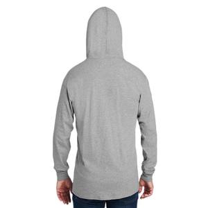Camiseta de Manga Larga con Cuello Redondo de Algodón para Hombre, Sudadera con Bolsillo Tipo Canguro, Camiseta con Capucha de Manga Larga - Product Image 6