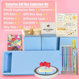 Boîte Cadeau Surprise Explosion d'Argent pour Boîte Cadeau Pop-Up à Effet Monetaire - Product Image 1