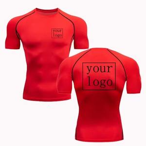 Dernier modèle de rashguard à manches courtes personnalisé, anti-UV, respirant, séchage rapide, entièrement sublimé pour MMA, BJJ, surf, vente en gros - Product Image 1