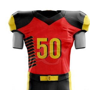 Uniforme deportivo de sarga de aparejos multicolor para hombre Uniforme de fútbol americano en tallas grandes para adultos Varios estilos Incluyendo pakistaní - Product Image 3