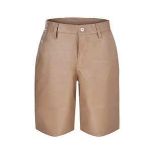 Meilleures ventes de shorts en cuir de haute qualité Vêtements d'entraînement Usage décontracté Shorts en cuir Offre Spéciale à vendre - Product Image 1