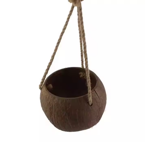 Handcrafted Coconut Shell <b>Vase</b> | Eco-Friendly Natural Decorative <b>Vase</b> from Vietnam - Product Image 4