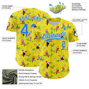 Camiseta de Béisbol Personalizada para Torneos Navideños - Product Image 3