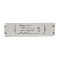 Alimentation électrique ERP AC/DC avec prise australienne 60W 3A avec certifications SAA CE RoHS, transformateur d'éclairage 12V 24V, pilote LED simple 0.9 PFC