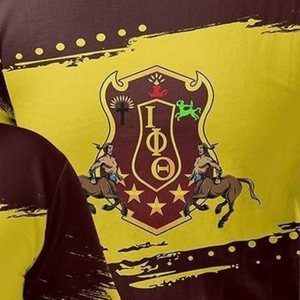 Camiseta Polo Iota Phi Theta 1963 para Hombre, Liga Ivy, Fraternidad Griega, Algodón Premium Bordado - Product Image 6