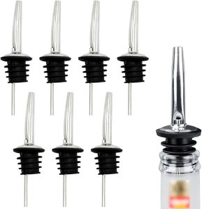 Vente de qualité supérieure Logo personnalisé en acier inoxydable alcool liqueur becs verseur de bouteille bouchon de bouteille de vin accessoires de barre - Product Image 1