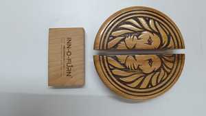 Handmade Elegant Decorative Wood Crafts Polished <b>Wooden</b> Boxes and Wall <b>Signs</b>-Buddhism Theme DIY <b>Home</b> Decor by INNOFURN - Product Image 5