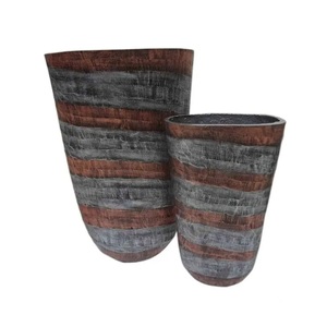 Hot Selling Attractive Design Home Decorative Aluminum Copper Plated <b>Vase</b> Wholesale Price Metal Flower Pot and Flower <b>Vase</b> - Product Image 4
