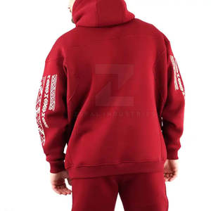 Pakistán fabricación 100% algodón personalizado Color básico bordado sudaderas con capucha con logotipo impreso personalizado Casual con capucha - Product Image 2