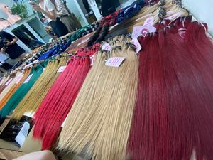 Extensiones de cabello de Color liso, mechones de pelo de gran G, sin enredos, sin caída, sin brillo - Product Image 3