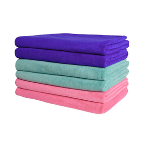100% Cotton Màu Hồng Velour Kháng Khuẩn Thân Thiện Với Môi Bãi Biển Khăn 75*150 Cm 30*60 Inches Thấp Moq Biểu Tượng Tùy Chỉnh Thiết Kế Thêu - Product Image 3