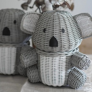 Panier de rangement en rotin naturel multifonctionnel moderne et écologique Koala - Product Image 2