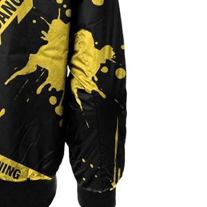 Veste bomber chaude en toile sportive personnalisée OEM de haute qualité avec logo imprimé pour hommes à prix raisonnable - Product Image 4